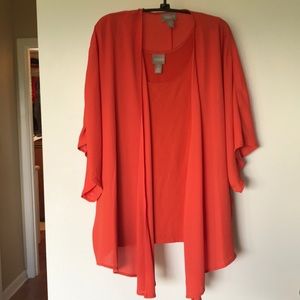 CrepeJacket with Matching Tank